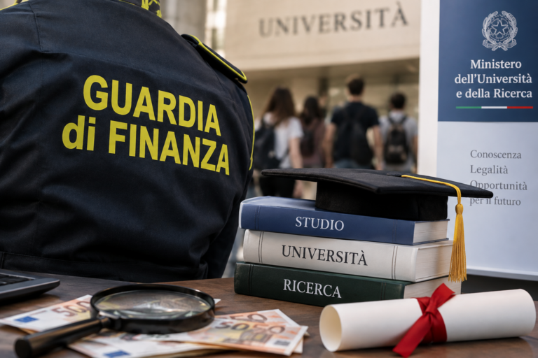 Università, borse di studio e housing: rafforzata la collaborazione tra MUR e Guardia di Finanza